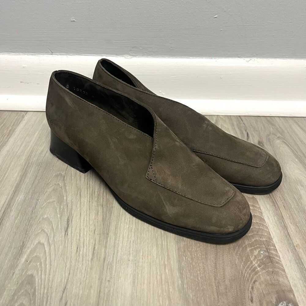 Arche Dress Shoes Women’s 39 Brown Suede Leather Low Heel